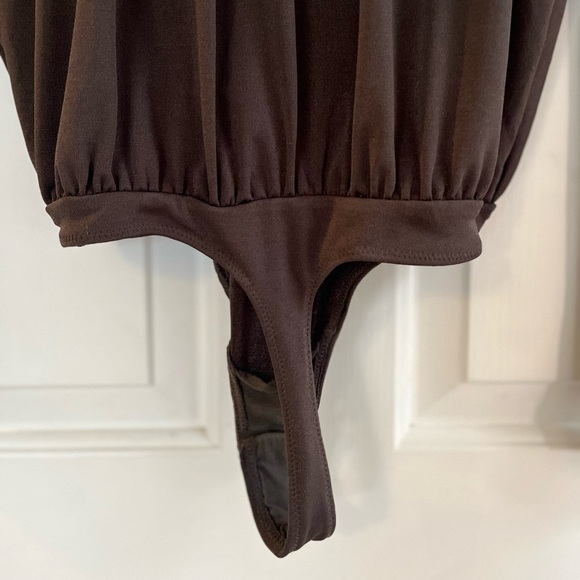 Free People Turnt Bodysuit S Under the Trees Olive Green - Picture 11 of 16